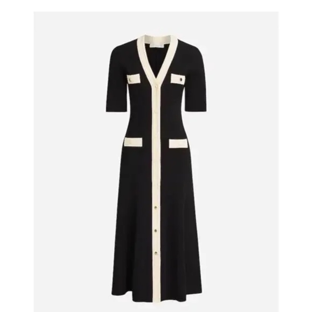 J.Crew Ribbed Knit Button-Front Midi Dress - Picture 4 of 11